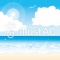 【イラストAC】砂浜の海