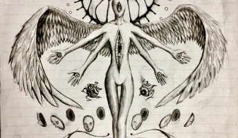 超キモい絵描けたwwwwww(異世界を感じる劇的な絵がアップされる)