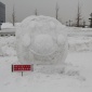 寒中石狩屋台村レポ【雪像編】