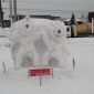 寒中石狩屋台村レポ【雪像編】