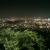 夜景と夜桜