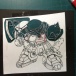 切り絵でザク作ったったｗｗｗｗｗｗ