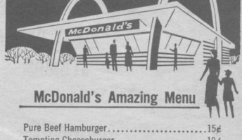 【画像】有名ファーストフード店の昔のメニュー18選