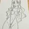 【ダーリン・イン・ザ・フランキス】ココロちゃん水着イラスト・下書き(^^;)