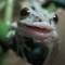 寒いけど、食べてます。