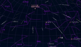 【天文】ペルセウス座流星群 ピークは8月13日