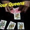 Four Queens [ Ricky Jay's Macdonald's Aces Routine ]  【Card Tricks/カードマジック自演】