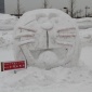 寒中石狩屋台村レポ【雪像編】