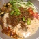 『豆乳で作る 冷やし坦々素麺』 温めておいた冷たい創作素麺!?