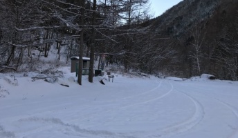 新年早々、中央アルプスの最南端「恵那山」に行ってきたので写真貼ってく