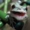 寒いけど、食べてます。