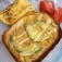 『ツナマヨトーストカレー風味 アボガドのせ』今朝のMorningプレートより