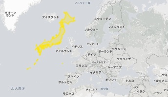 地図上の“見た目”のサイズはこんなに違う!各国の「本当の広さ」がわかるサイト
