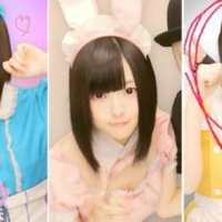 肉球あやと 高校時代のコスプレ姿