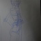 人体素描067：腰に手・側面（20分）