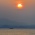 でっかい夕日