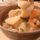 郷土料理をおうちで。小麦粉を練ってみんなで作るだご汁(だんご汁)。