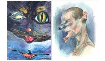 【ビビったら負け】ロシアの精神疾患の患者が描いた絵