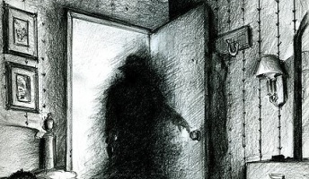 黒い人形の影みたいなやつよく見るんやけど・・・・