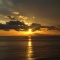 某島の夕暮れ