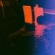 golden half+red scale