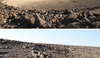 サウジアラビアの砂漠に謎の構造物 400近くも グーグルアースで確認