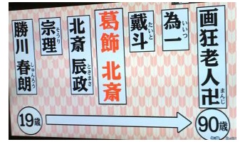 【悲報】葛飾北斎さん、うっかり晩年にふざけた名前にしてしまう・・・・