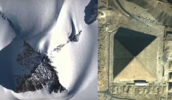 南極大陸で古代ピラミッドを3つ発見。山ではなく人工構造物。繰り返す、人工構造物。