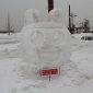寒中石狩屋台村レポ【雪像編】