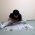 新聞読みながら開脚ストレッチ(硬い人用)