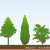 CAD データ＞添景樹木＞DWG,EPS,JPG