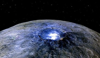 準惑星ケレスで起こる謎の発光現象 正体解明か=太陽光反射、氷の微粒子など