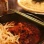 つけめんタイプのぴりから肉うどん。