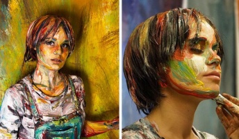 うそ…動く油絵?人間を絵にしちゃう天才の"写真"がすごい