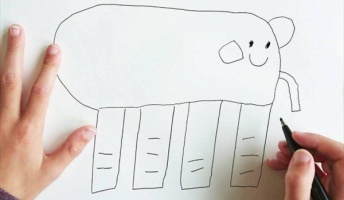 子供が描いた絵を忠実に再現したらどうなるか(画像あり)