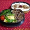 【お弁当】牛肉とこんにゃくの甘辛炒め弁当