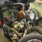 All handmade motorcycle