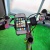 自転車にiphoneホルダーを取り付けました