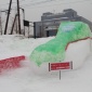 寒中石狩屋台村レポ【雪像編】