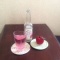 Polka dotted coaster