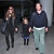(※Edited) Candid Pics♪ / Christian Bale & Family Land In L.A.(20120222)