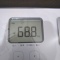 今日の体重：64日目　68.8kg（初日-10.1kg）
