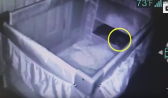 【心霊映像】流産した赤ちゃんの霊を捉えたカメラ映像が流出
