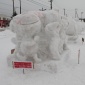 寒中石狩屋台村レポ【雪像編】