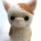 はっとりみどり先生の「羊毛フェルトのふわふわ子猫」キット体験記パート2