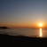 葉山 森戸海岸の夕日 「1月9日 成人の日」
