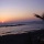 雲ひとつない夕焼け空