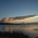 恩納村の夕景、かなとこ雲
