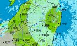 原発を中心に円い雲 原発を中心に円い雲