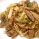 『白菜と豚バラ肉の焼きそば』